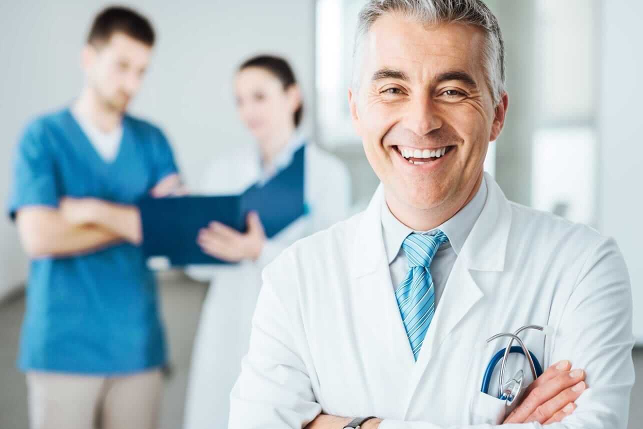 doctor smiling